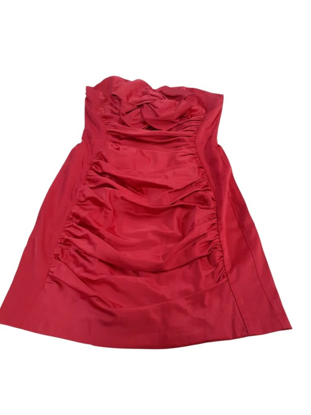 Jessica McClintock for Gunne Sax Dress Womens Size 5 Red Strapless Party Prom